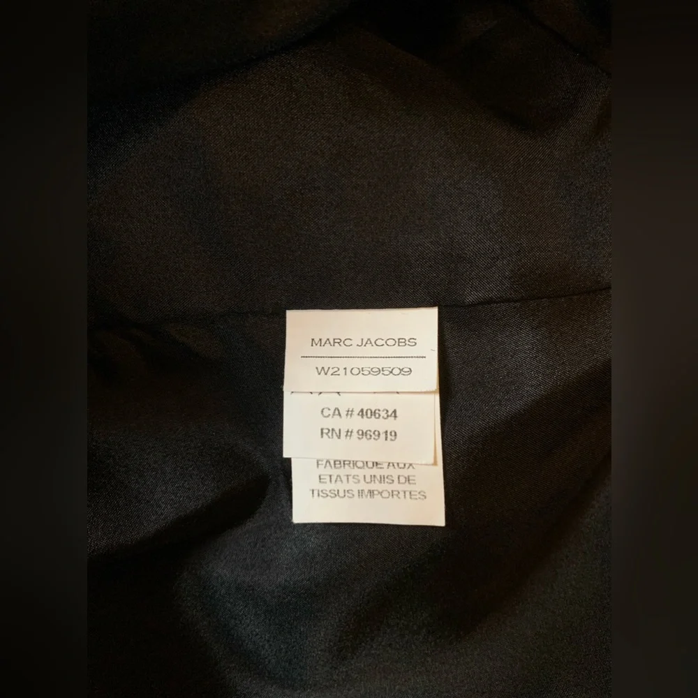 Marc Jacobs Black Midi Dress, size 8 - Picture 9 of 10